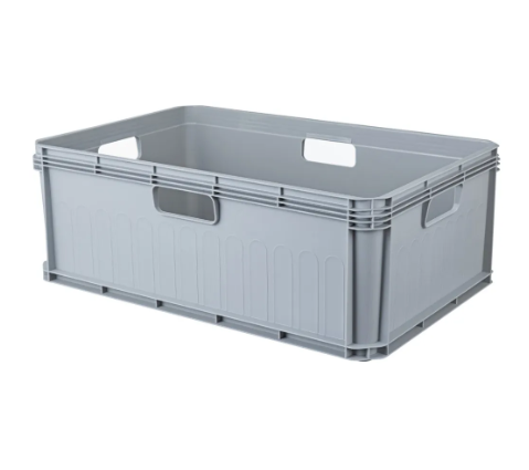 Ящик 600*400*220мм 45л с крышкой евробокс серый 425232930/425233230
