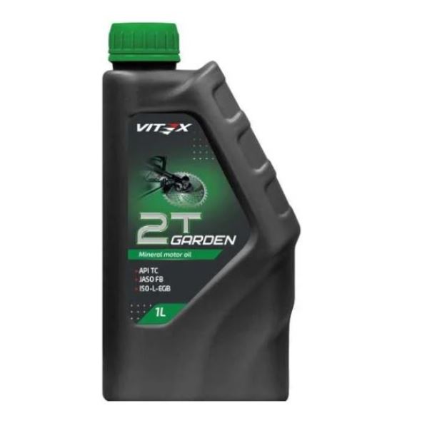  Масло 2-х тактное 1л минеральное Garden 2T Vitex 