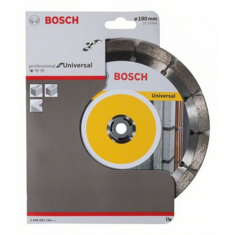  Диск алмазный 180мм турбо Universal ECO блистер BOSCH 