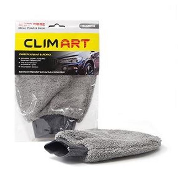  Варежка для мойки и полир авто CLIM ART MITTEN POLISH&Clean 15х25см CLA00738
