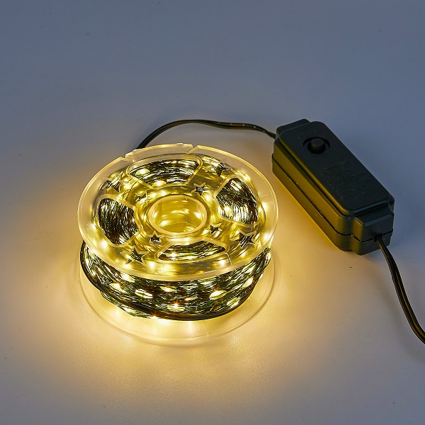  Гирлянда св/д Роса 50м 500LED тепл бел/провод зеленый IP20 ULD-S5000-500/DGA WARM WHITE DEW