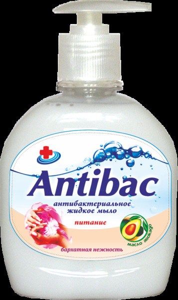  Мыло жидкое 330мл Аромика Antibac Питание