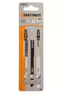  Полотна для эл.лобзика 3шт удлин Craftmate SET3удлин