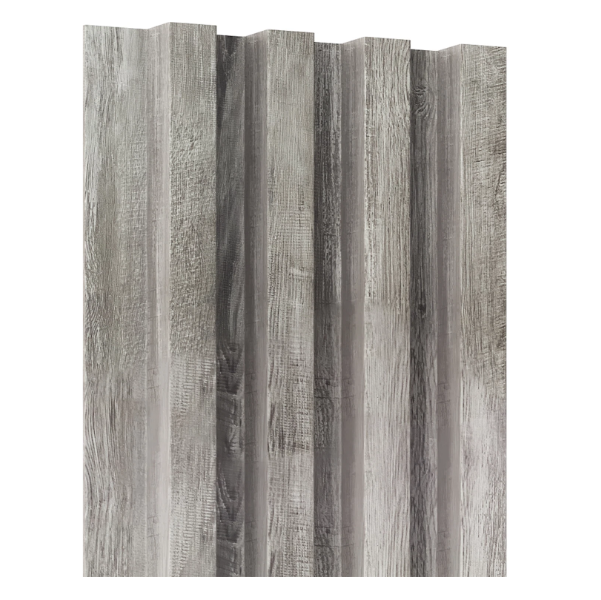  Панель 2900х166х24мм реечн Legno Санторини серый 