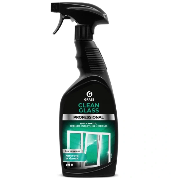  Средство для стекол 600мл Clean Glass Professional pH8 125552