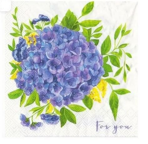  Салфетки бумажн. Art Bouquet 3-х сл 20шт For you 33*33см 37338