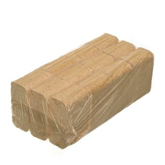  Брикет топливный древесный берёза 15*10*6см 10кг 12шт 