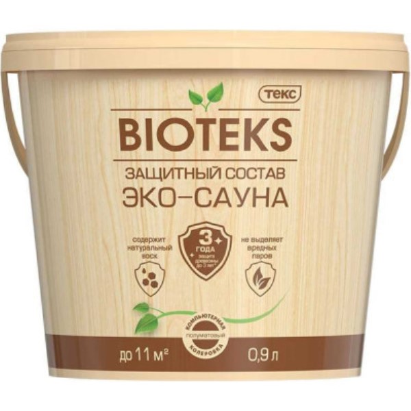  Биозащитный состав Эко-Сауна Bioteks п/мат 2,0л ТЕКС