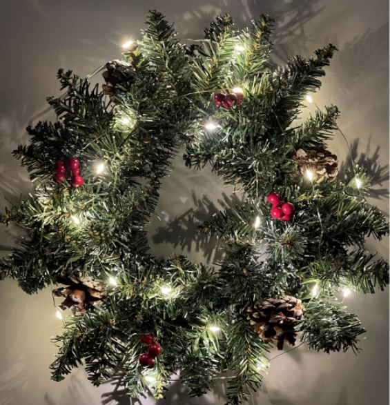  Гирлянда св/д Нить 2м IP20 тепл.свет АА ENIN-2M Эра