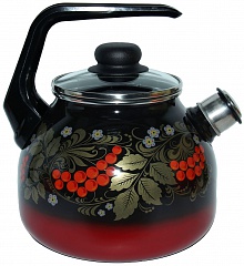  Чайник эмалированный 3,0л Рябинушка С2716Р