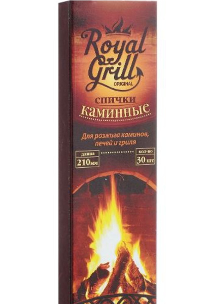  Спички Каминные 30шт 210мм Royalgrill 80-135