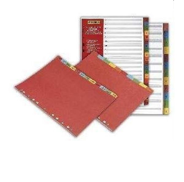  Разделитель лист  перф. А4  алф А-Я AL11828