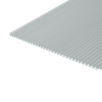 Поликарбонат сотовый прозрачный 2,1м х 6м т.6мм КИВИ плотн.0,81 - фото