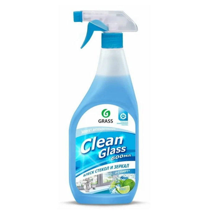  Средство для стекол 600мл Clean Glass триггер 125247 Голубая лагуна