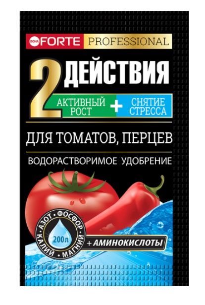  Удобрение для томата и перцев 100г с аминокисл BF23010931 Bona Forte (у30)