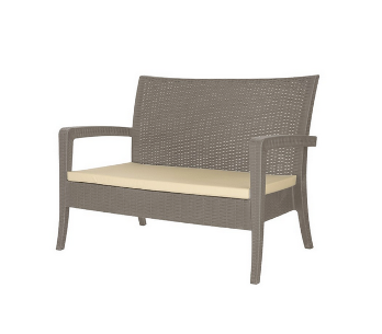  Матрас для дивана Rattan 1150х550х50мм слон.кость Ola Dom