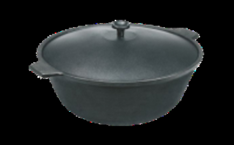  Котел чугунный 3л с алюминиевой крышкой с дужкой к31д Камская посуда