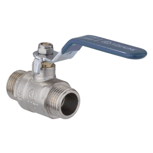  Кран шаровой 1/2" ш/ш рычаг 02427 Aqualink