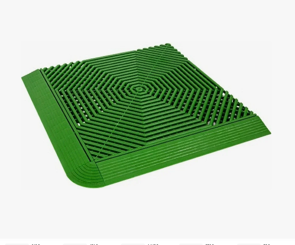  Бордюр к модульному покрытию HELEX 40x40x1,8см HL301зелёный