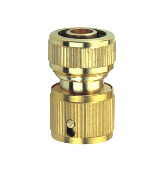 Коннектор для шланга 1/2"латунь LYM 5809С Листок 
