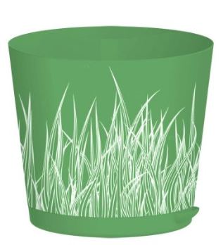  Горшок для цветов 3,6л d200 Easy Grow зел.трава ING47020ЗТ