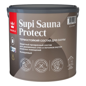  Состав для сауны Supi Sauna Protect EP 2,7л п/мат Tikkurila