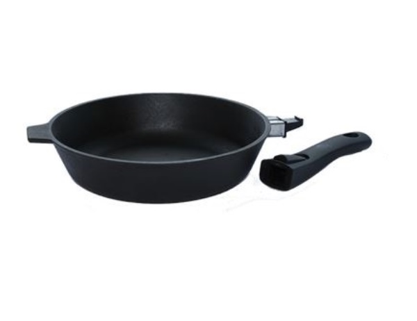  Сковорода 260*60мм чугун бакелит.съем руч. с6062