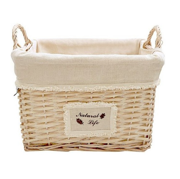  Корзина стеллажная Natural life с руч 44х33,5х30см EW-93 L