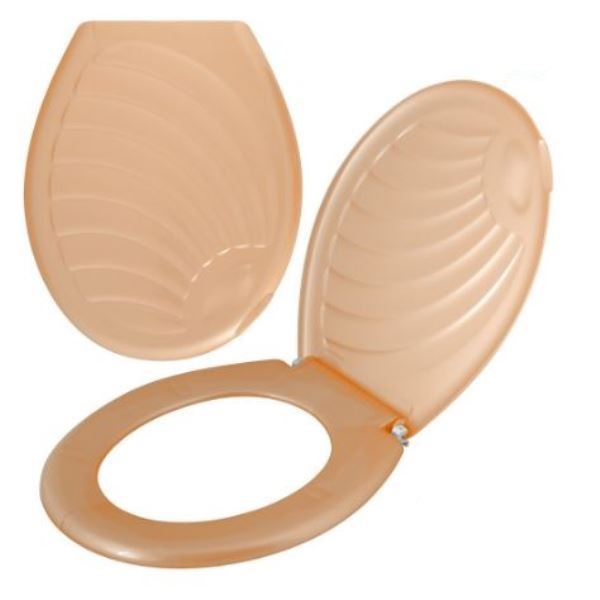  Сиденье для унитаза Ракушка беж 14870