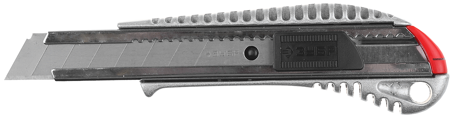  Нож 18мм метал ПРО-18В с выдвижн сегмент лезвием Зубр