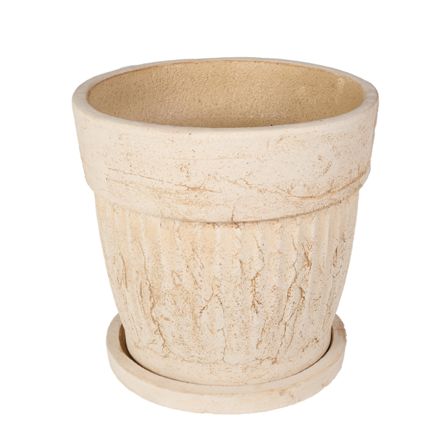  Горшок для цветов керамический Лора №3 шамот