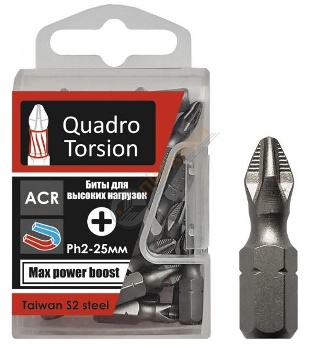  Бита PZ2 50мм 420250 Quadro Torsion