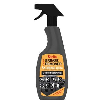  Чистящее средство 500мл Санита Антижир для стеклокерамики спрей 25363