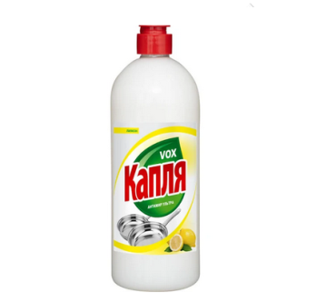  Средство для посуды Лимон сода эффект 850мл  Капля VOX