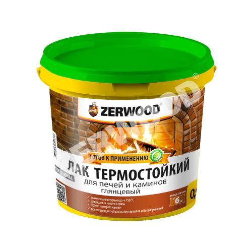  Лак термостойкий для печей и каминов 0,9кг Zerwood Ижсинтез