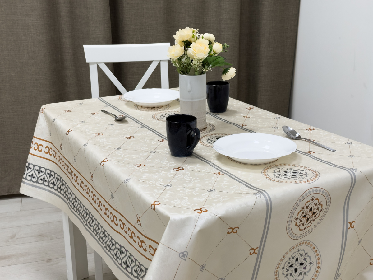  Клеенка La Perla 140см GL-018S Серебро 