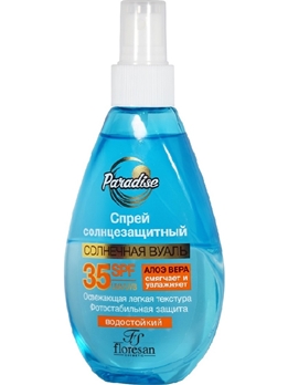  Спрей для загара 160мл солнцезащитное SPF-35 Paradise Ф-257 