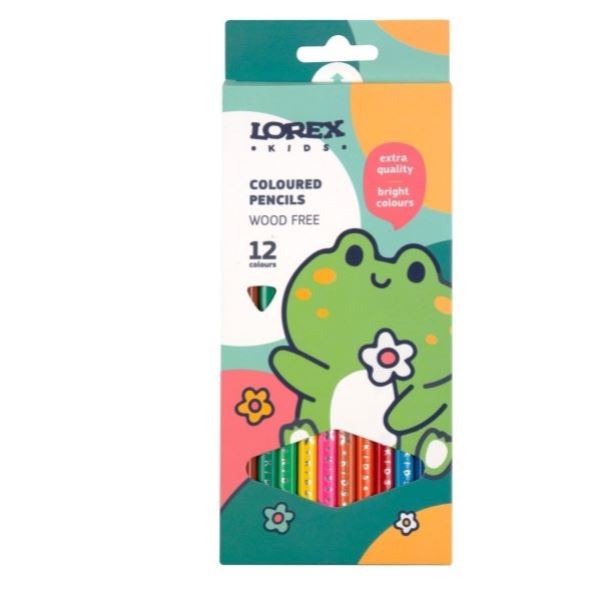  Набор карандашей цв Lorex Kids 12шт 250947
