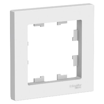  Рамка 1-я гор/верт бел AtlasDesign ATN000101 Schneider 1240124