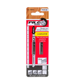  Полотна для эл.лобзика по дереву 100*75 2шт 551016 T101AL Pilorama
