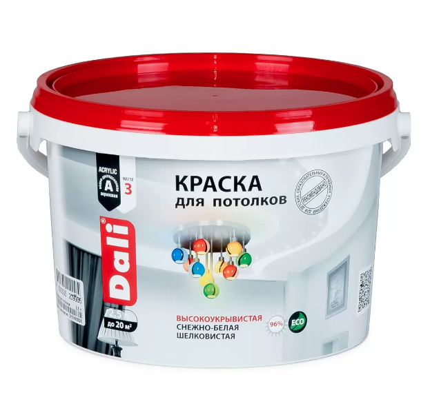  Краска в/д для стен 2,5л DALI арт. 20900 Рогнеда