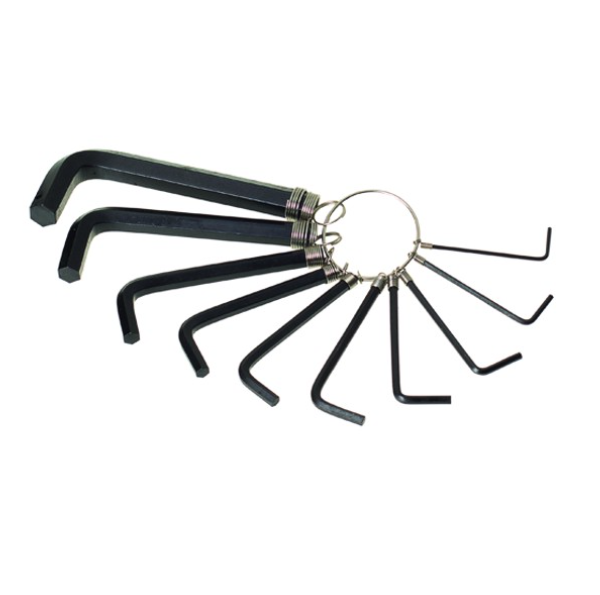  Набор ключей имбусовых НЕХ 1,5-10мм 10шт 43-2-009 Hobbi