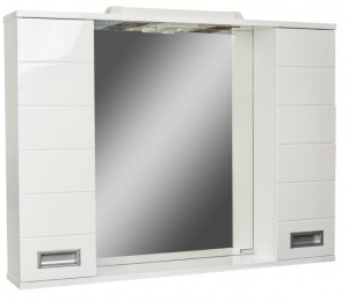  Шкаф-Зеркало 67*1000мм Cube100 эл. DC5013HZ Домино