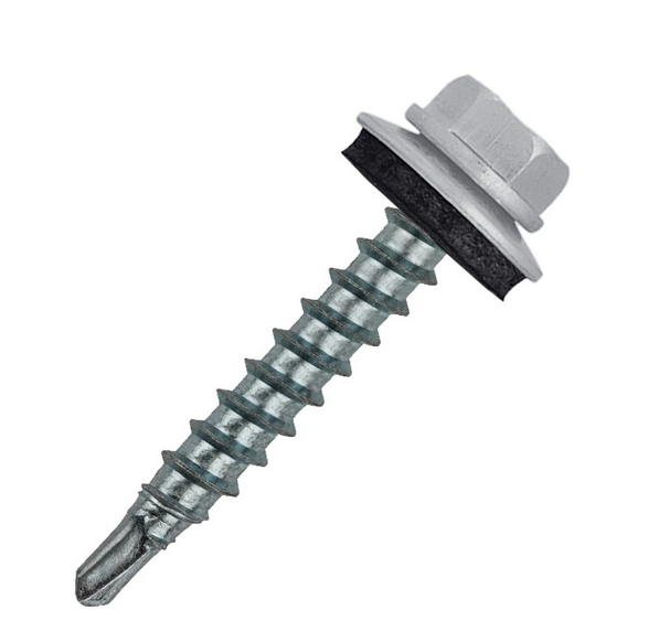  Саморез кровельный 28/29х4,8 серый RAL7004