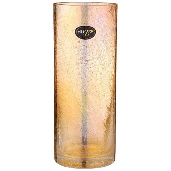  Ваза для цветов d12 30см Cracle Amber 380-629