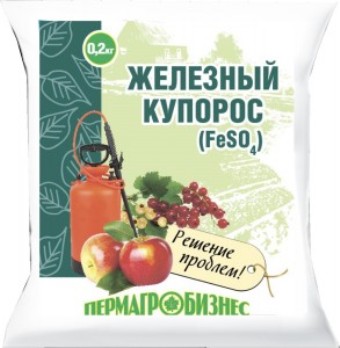  Железный купорос 200г антисептик от мха и лишайников ПАБ