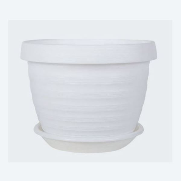  Горшок для цветов 0,7л Бриз белый Радиан