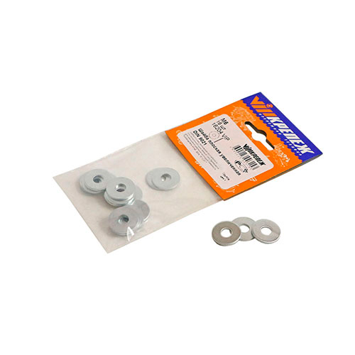  Шайба М6 увеличенная 16шт плоская 16204 пакет