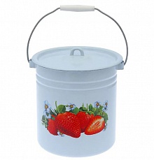  Ведро эмалированное 12л с/кр Клубника садовая С1224.ц*59 109986