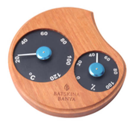  Термометр с гигрометром 18.5х18 Ольха Премиум 27023 ББ